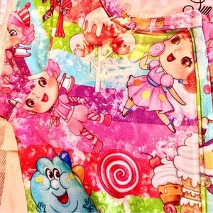 Sunshine Baby Bamboo Zippy Pajamas Candyland Print 2T NWT